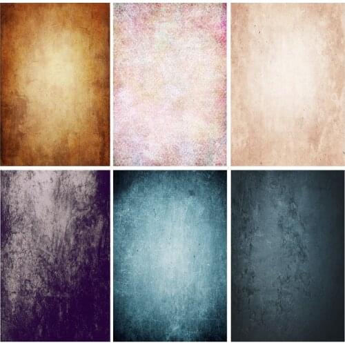 SHENGYONGBAO Abstract Vintage Texture Portrait Photography Backdrops Studio Props Solid Color Photo Backgrounds 21310AC-02