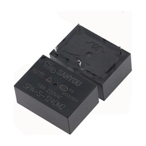 HOT NEW 24V Relay SPA-S-124DM2 SPA S 124DM2 SPAS124DM2 A set of normally open 24VDC DC24V 24V 16A 250VAC 4PIN