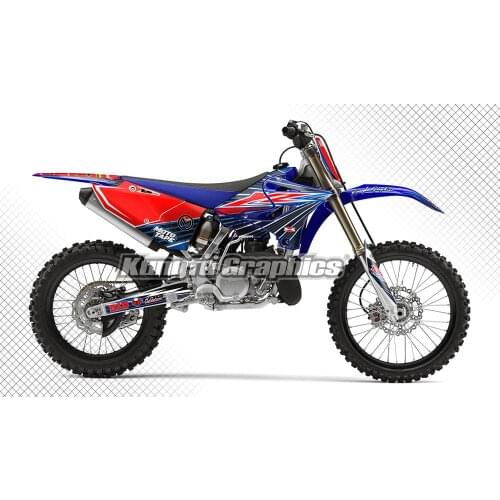 KUNGFU GRAPHICS Motocross Sticker Racing Decals Vehicle Wraps Vinyl Kit for YZ125 YZ250 YZ250X WR125 WR250 2015 2016 2017 2018