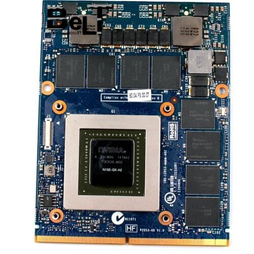 GTX880M GTX 880M GDDR5 8GB N15E-GX-A2 Graphics Video Card For DELL Alienware M13X R1 R2 M15X R1 R2 M17X R2 R3 R4 R5 M18X R2 R3