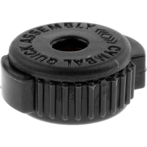 5pcs ABS Drum Set Cymbal Quick Assembly Mate, Replacement Accessories - Black