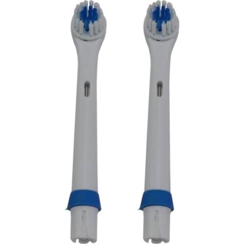 2PCs Electric Toothbrush Heads 2 Soft Bristles Neutral Package Best Rotation Type Electric Tooth Brush Head random color