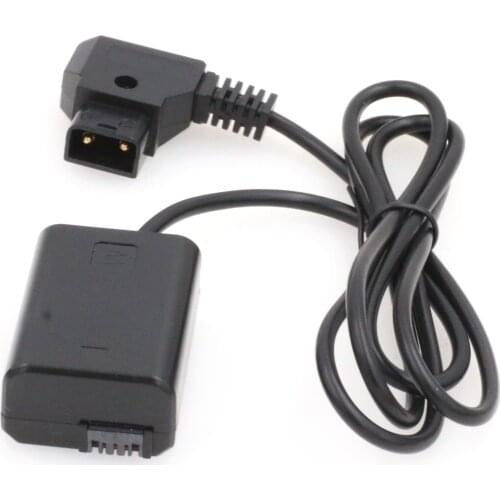 NP-FW50 DC Coupler Dummy Battery to D-tap 2 Pin for Sony A7 A7S A7R A7SII a5100 a6300 NEX Series Camera