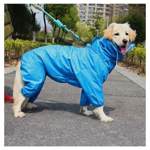Mylb OnnPnnQ 2019 Pet Small Large Dog Raincoat Clothes Pet Dog Raincoat Hoody Waterproof Rain Lovely Jackets Coat Apparel Clothe