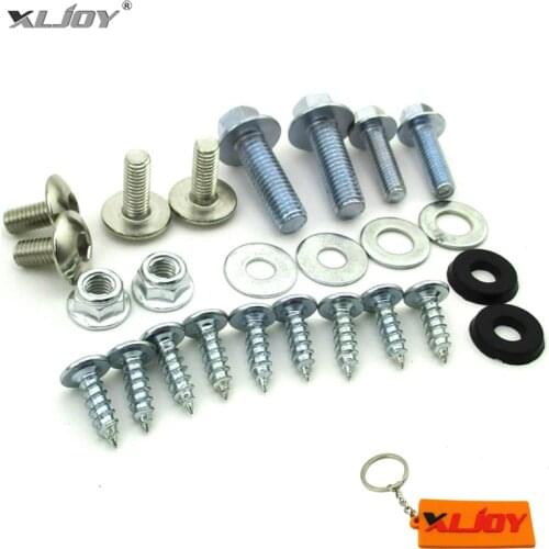 XLJOY Plastic Fairing Tank Screw Set Plastic Panel Bolts For Chinese CRF50 50cc 120cc 125cc 140cc 160cc Pit Dirt Bike Motorcycle