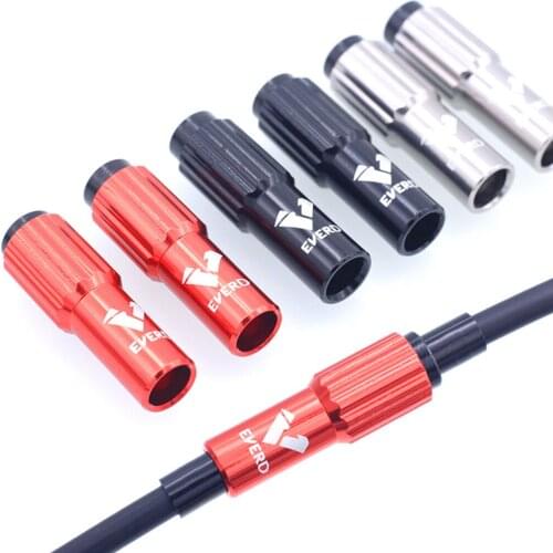 2pcs Bike Shifter Cable Line Regulator Micro Adjuster Ferrule Inline Gear Derailleur Length Screw Barrel MTB Connector Accessory
