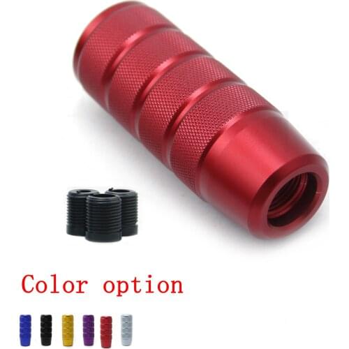 95MM Knurled Gear Shift Knob Manual Transmission Aluminum Non-Slip Shifter Lever Knob Fit For Universal Car