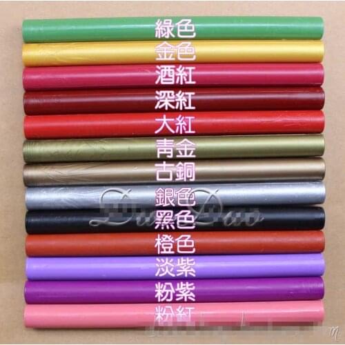 Vintage Style Special Sealing Wax Seal Circle Wax Sticks For Sealing Stamp 10piece