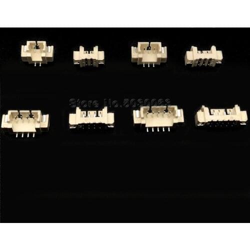 Vertical SMD Socket 1.25mm Patch Plug pin Header 2/3/4/5/6/7/8/9/10/11/12P 1.25-T pitch wire Connector PCB Car JST TJC Male