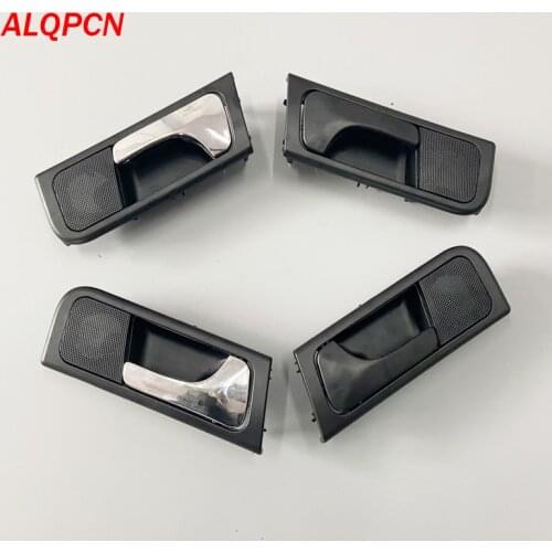 Front door inner handle rear inside handle chrome with black for chevy optra suzuki Forenza 2003-2008 buick excelle 2007-2013