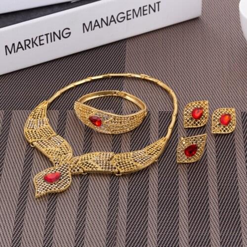 Heart Ethiopian African Jewelry Eritrea ridal Wedding Jewelry sudan sets Arab for Women Gifts Gold Color women G