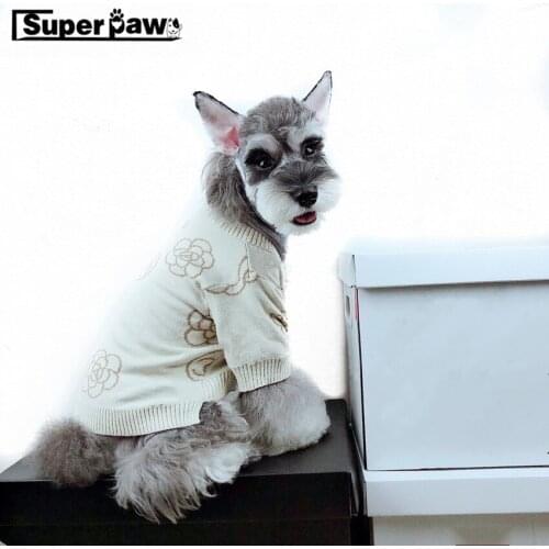 Schnauzer Dog Sweater Clothes Winter Warm Pet Hoodie Jacket Coat for Small Medium Dogs French Bulldog Pug Dropshipping EMC17
