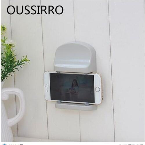 1pcs Adjustable Wall Adhesive Tissue Box Holder Bathroom Paper Rack Mobile Phone Holder Wall Mounted Shelf Household Accessories