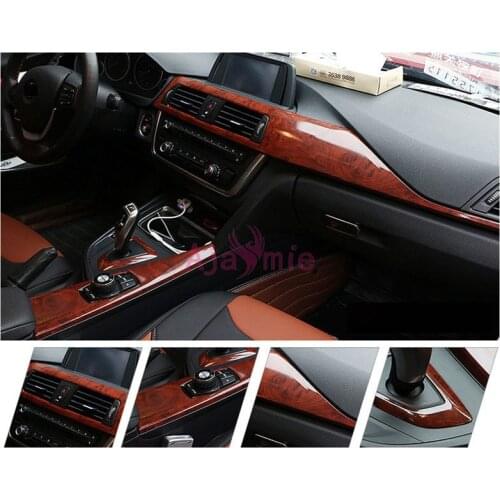 30cm*1m Car-Styling Interior Wood Color Car Sticker Moulding Film For Toyota Land Cruiser 100 FJ100 Accessories