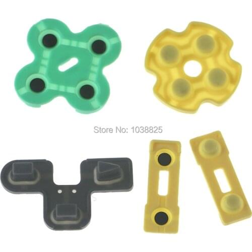 50sets/lot For Playstation 2 PS2 Controller Repair Conductive Rubber Silicon Pads Replacement