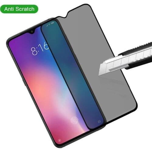 50pcs For Samsung A01/A11/A21/A31/A41/A51/A71/A81/A91/A10S/A02S/A21S/A71S 9D Full Glue Privacy Tempered Glass Screen Protector