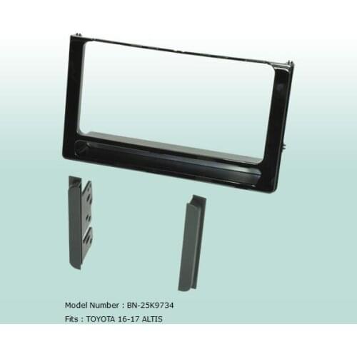 Car Fascias 2 Din Audio Panel Frame Dash Kit For Altis 2016 2017