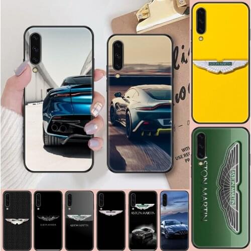 Car Aston Martin LOGO Phone case For Samsung Galaxy A 3 5 7 8 10 20 21 30 40 50 51 70 71 E S 2016 2018 4G black trend bumper