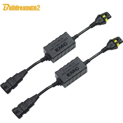 Buildreamen2 CANBUS Decoder For Car HID Xenon Light KIT H1 H3 H4 H7 H8/9/11 9005 9006 9007 Warning Canceller No Error Capacitor