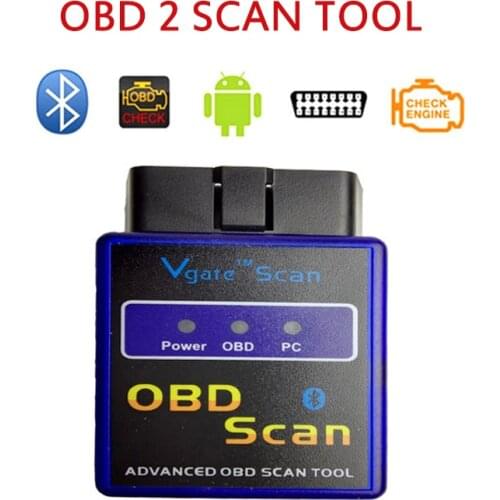 Car Diagnostic Scanner OBD2 OBD 2 Scan Tool Automotive Bluetooth Mini Code Reader OBD II ELM327 ELM 327 For Auto Android Video