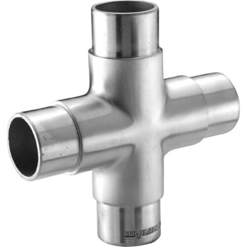 Freeshipping SUS 304# E2045 4-Way Cross Fitting