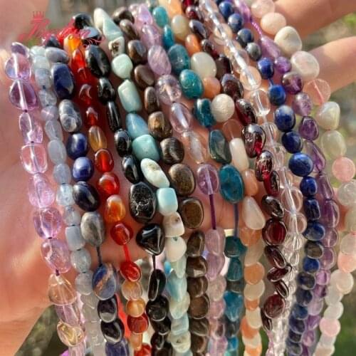 4x6x5-8mm Freeform Chip Amethyst Lapis Kyanite Natural Loose Stone Beads For DIY Necklace Bracelet Jewelry Making Strand 15"