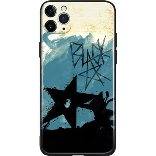 Black Star Soul Eater Anime Glass Soft Silicone Phone Case Cover Shell for iPhone SE 6s 7 8 Plus X XR XS 11 12 Mini Pro Max