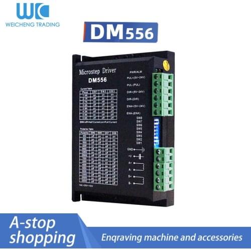 DM556 Digital Stepper motor driver 2 phase 5.6A for 57 86 stepper motor NEMA23 NEMA34 Stepper Motor Controller