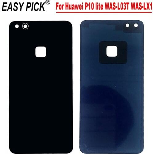For Huawei P10 Lite WAS-L03T LX1 LX2J LX3 Battery Back Cover Rear Door Panel Glass Housing Protective Case Durable Back Cover