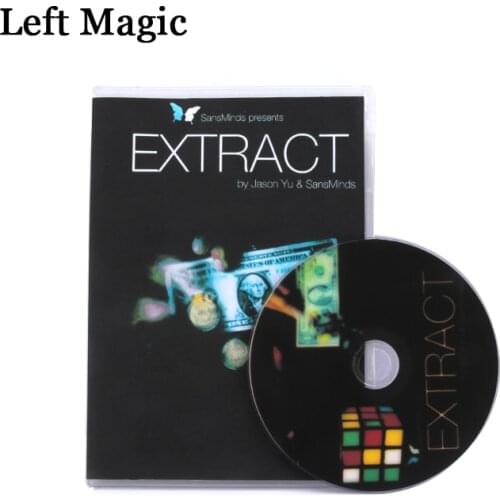 " Extract By Jason Yu And SansMinds (DVD And Gimmick) Magic Tricks Close-Up Card Magic Street Stage Magic Props Illusions Magic