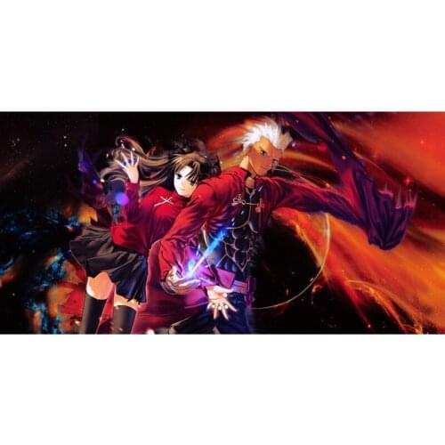 Fate Stay night Printed 70*140cm Bamboo Fiber Bath Towel Soft Beach Towel Drying Washcloth Swim Shower Towels Home Textile