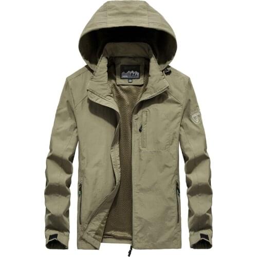 Jacket Men Spring Autumn Casual Loose Mens Jacket Sportswear Outdoors Breathable Coat Mens Jackets Coats Plus Size 5XL 6XL 7XL