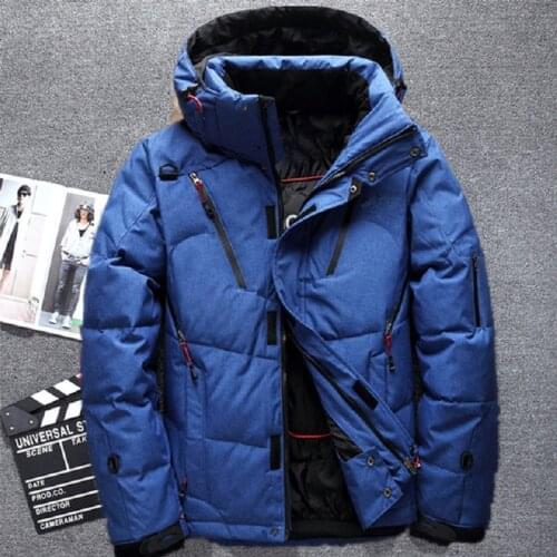 Winter Jacket Men Casual Down Warm Hooded Coats Mens Fashion Outwear Windbreaker Thicken Parkas New Fashion Brand Clothing