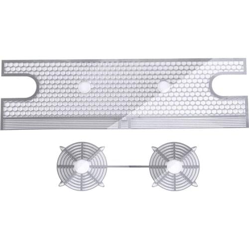 Metal Inlet Grille Cover Intake Hood Radiator Box For Traxxas TRX4 2021 Ford Bronco 1/10 RC Crawler Car Upgrade Parts