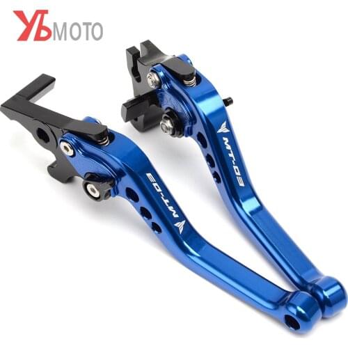 Motorcycle CNC Adjustable Short Brake Clutch Levers For YAMAHA R3 YZF-R3 MT03 MT-03 2015 2016 2017 2018 2019 2020