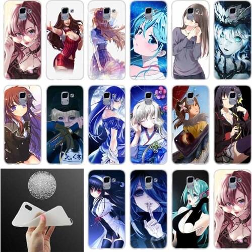 Soft silicone Phone case Cover Anime The girl FOR Coque Samsung Galaxy J6 J4 J8 J7 2018 Plus J3 J5 J7 Prime Pro 2017 2016 Casse