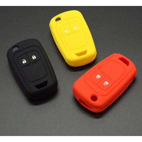 Silicone Key Cover Case Shell set for Opel Vauxhall Insignia Corsa Astra Vectra Signum Remote Flip Folding 2 buttons 10pcs/lot