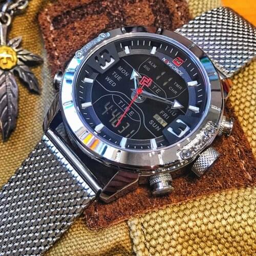 New Luxury Brand NAVIFORCE Men Military Watch Waterproof LED Quartz Clock Sport Watch Male Wrist Watch Relogios Masculino 2021