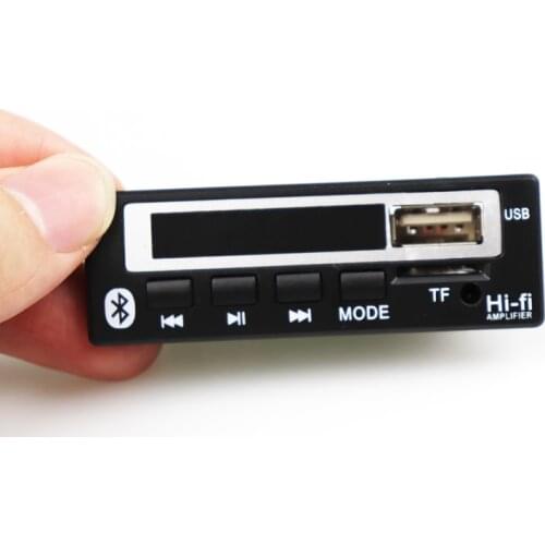 Bluetooth 5.0 MP3 decoder board MP3 Player MP3 Bluetooth WMA WAV Decoder module audio accessories with FM radio 12V Color Screen