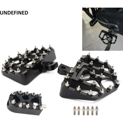 MX Offroad Floorboards Wide Foot Pegs Bobber Shifter Pegs Pedal Foot Rest For Harley Dyna Sportster 883 Softail Street Bob FXDF