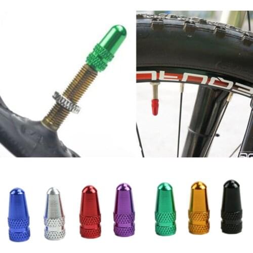 QILEJVS Portable 5Pcs Bicycle MTB Presta Wheel Rim Tyre Stem Air Valve Cap Dust Cover Valve nozzle cap