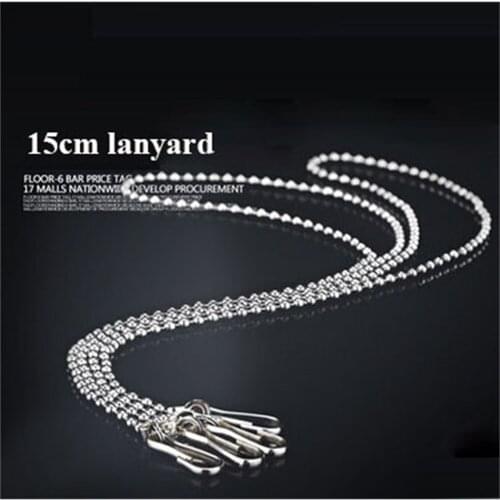 15cm hook hanger lanyard multifunctional poster holder metal bead lanyard sling Poster Frame ceiling hanger suspension cord