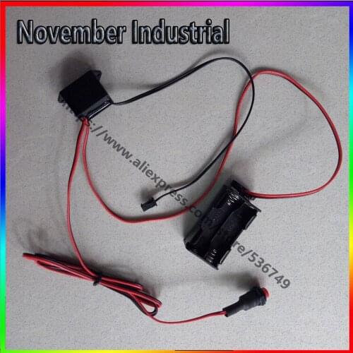 Hight quality 6V inverter (4AA batteries) can drive 5-10M el wire with Free shipping