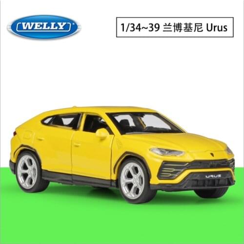 Welly1: 36lamborghini urus alloy car model toy childrens birthday new year Christmas gift