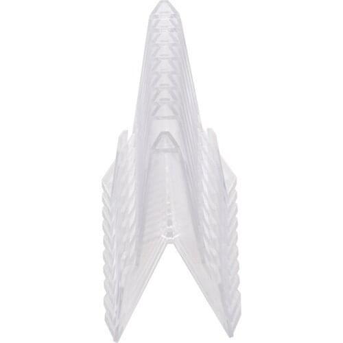 10x Transparent plastic Medals Coins Display Stand Easel Show Holder Exhibit Mount