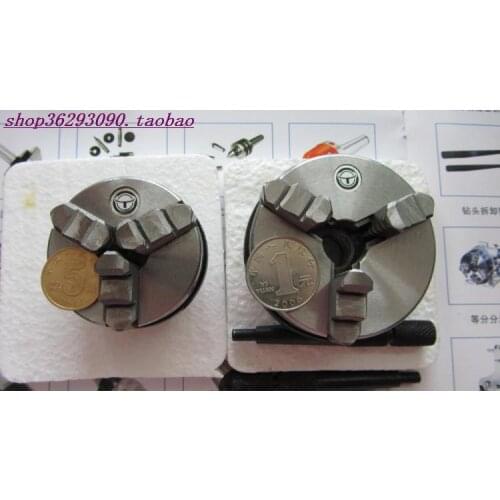 3 jaw chuck lathe chuck mini lathe chuck collet pocket chuck K01-65mm M14*1Free shipping