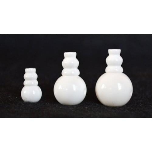 TSB0167 Natural Snow White Conch Shell Guru beads 8/10/12/14/16mm Conch Shell Beads