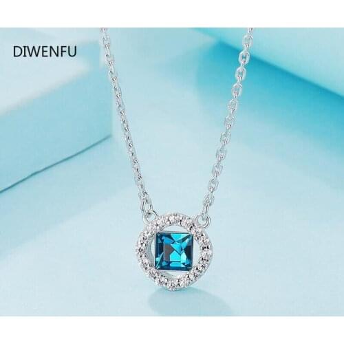 925 sterling silver Necklace Pendant for Women Natural Pierscionki Bijoux Femme Chain Necklace Naszyjnik Jewelry Naszyjnik Joyas