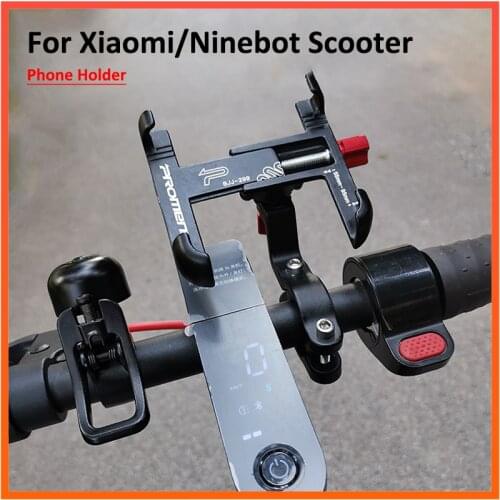 Promend SJJ 299 Aluminum Alloy Bike Mobile Phone Holder for Xiaomi M365 Max G30 sccoter Hold Cycling Accessories
