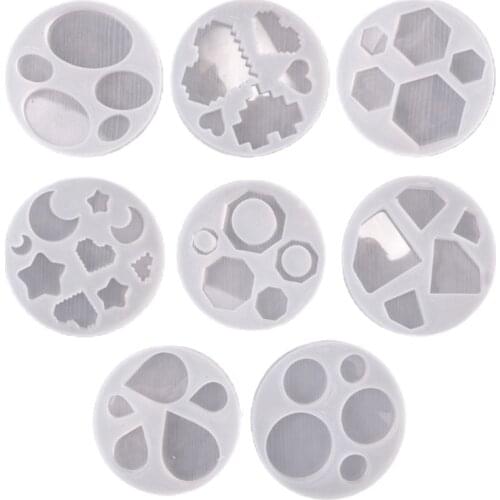 DIY Geometry Earring Resin Mold Silicone Jewelry Mold Epoxy Resin Casting Tool Jewelry Making